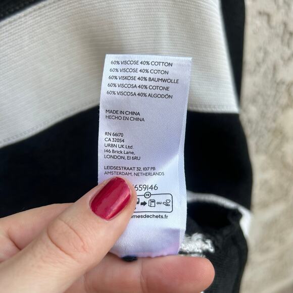 Anthropologie Maeve Slouchy Striped Boatneck Sweater Size Small - Picture 8 of 8